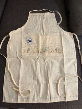 🧺 Stevens Linen Southwestern Cotton Apron w/ Pocket – New w/ Tag 🌵